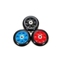 Колесо для трюкового самоката TRIX, 100мм, с подшипниками ABEC 9, пластик, цвет в ассортименте, изображение  - НаВелосипеде.рф