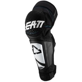 Наколенники Leatt 3DF Hybrid EXT Knee & Shin Guard, White/Black, 2024, 5019400740, Вариант УТ-00359096: Размер: L/XL, Цвет: White/Black, изображение  - НаВелосипеде.рф