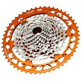 Кассета E Thirteen Helix Race Cassette 9-52t 12-speed Naranja, FW2HRA-121, изображение  - НаВелосипеде.рф