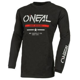 Велоджерси O'Neal ELEMENT Cotton SQUADRON V.22, black/gray, E03S-103, Вариант УТ-00359518: Размер: L, Цвет: black/gray, изображение  - НаВелосипеде.рф