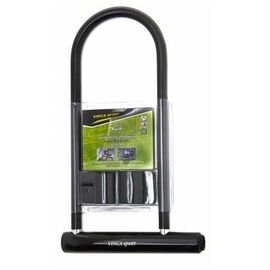 Велосипедный замок Vinca Sport, U-lock, на ключ,14 х 133 х 320 мм, черный, VS 101.302 _УЦЕНКА, изображение  - НаВелосипеде.рф