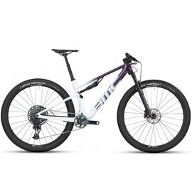 Велосипед MTB BMC Fourstroke ONE GX Eagle AXS, 29", Purple/White, 2023, FSOne, Вариант УТ-00359756: Размер: L (170-180 см), Цвет: Purple/White, изображение  - НаВелосипеде.рф