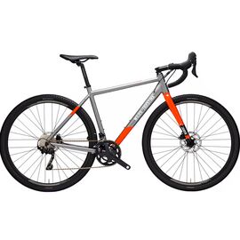 Велосипед гравел Wilier Jareen GRX 2X10 DD28, 28", серый/оранжевый, 2023, B214Y, Вариант УТ-00359766: Размер: L (180-185 см), Цвет: Серый/оранжевый, изображение  - НаВелосипеде.рф