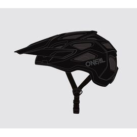 Шлем O'Neal PIKE SOLID black/gray S/M (55-58cm), 0009-S01, изображение  - НаВелосипеде.рф