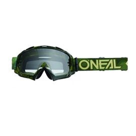 Маска O´Neal B-10 Goggle CAMO V.22 military green - clear, 6024-605, изображение  - НаВелосипеде.рф