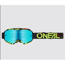 Маска O'Neal B-10  ATTACK black/neon yellow - radium blue, 6029-106, изображение  - НаВелосипеде.рф