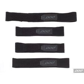 Стрепы наколенников подростковых POD KX YTH, Black/Grey, OS, 2024, KP330-014-YTH, изображение  - НаВелосипеде.рф