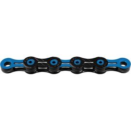 Цепь KMC DLC11 11ск. 118L Black/Blue, BD11BB118, изображение  - НаВелосипеде.рф