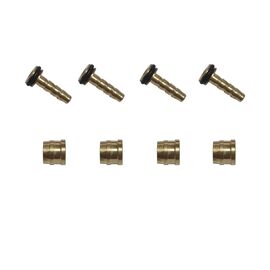Фитинги TBS для Tektro, 8 шт. в упаковке, ZTB24057, изображение  - НаВелосипеде.рф