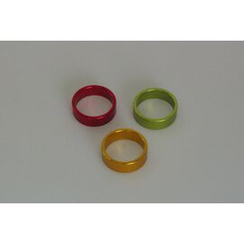 Кольцо проставочное JOY KIE 28,6*10mm зеленое алюмин.анодированное, H000005879, изображение  - НаВелосипеде.рф