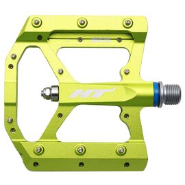 Педали велосипедные HT AE05, 102x96x17 мм, Apple Green, AE05XX1J24G1X1, изображение  - НаВелосипеде.рф
