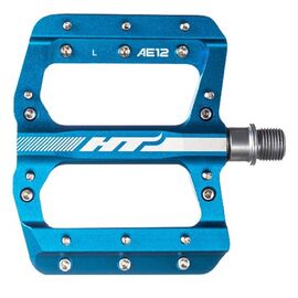 Педали велосипедные HT AE12, 88х96х17 мм, Marine Blue, AE12XX1J10G1X1, изображение  - НаВелосипеде.рф