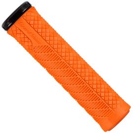 Ручки велосипедные Lizard Skins Charger Evo Lock-On Blaze Orange, 136 мм, LOCEV900, изображение  - НаВелосипеде.рф