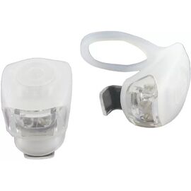 Комплект фонарей Vinca sport VL 267-2, 2 штуки, 2 режима работы, белый корпус, VL 267-2 white, изображение  - НаВелосипеде.рф