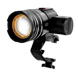 Велофара BIKEIN, передняя, алюминий, настраиваемый ZOOM, с аккумулятором, USB Rechargeable, Waterproof, FWD3265358, изображение  - НаВелосипеде.рф