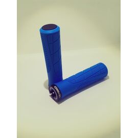 Грипсы Colt Bikes Ergonomic 135мм, Синий, Lock-On, CBEGRBL, изображение  - НаВелосипеде.рф