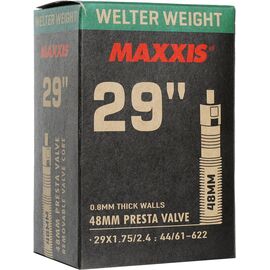 Камера MAXXIS WELTER WEIGHT 29X1.75/2.4 (44/61-622) 0.8 LSV48 (B-C) камера велосипедная wp, EIB00140700wp, изображение  - НаВелосипеде.рф