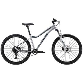 Велосипед горный Stark Tactic 27.4 HD, 27.5", серебро/еловый, 2024, HQ-0014178, Вариант УТ-00360915: Размер: 16" (150-165 см), Цвет: серебро/еловый, изображение  - НаВелосипеде.рф