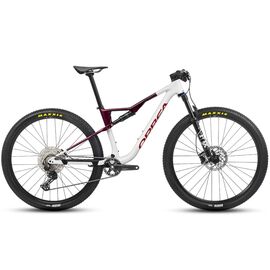 Велосипед MTB (двухподвесный) Orbea OIZ H30, 27.5", 2023, N232, Вариант УТ-00361268: Размер: L (178-185 см), Цвет: Белый/бордовый, изображение  - НаВелосипеде.рф