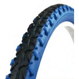 Велопокрышка STELS 16"x2.125" XR-109 BrainY с синей полосой без камеры, 690052, изображение  - НаВелосипеде.рф