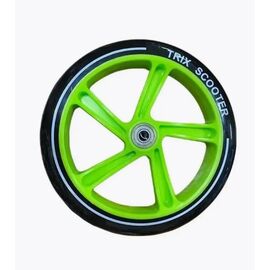 Колесо TRIX - 180 мм, для самокатов, с подшипниками ABEC 7, зеленое, 180 мм(green), изображение  - НаВелосипеде.рф