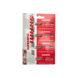 Замок цепи SRAM PowerLock, for 11-speed SRAM chains, silver/gold, 4 pieces, A129884, изображение  - НаВелосипеде.рф