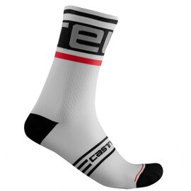 Носки Castelli PROLOGO 15, белый/черный, 4521028, Вариант УТ-00362847: Размер: L/XL, Цвет: Белый/черный, изображение  - НаВелосипеде.рф