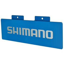 Табличка Shimano, на экономпанель S, 24см x 10см, SHIBRANDSIGNS-P, изображение  - НаВелосипеде.рф
