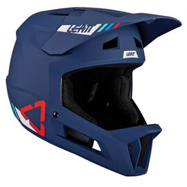 Велошлем Leatt MTB Gravity 1.0 Helmet, Blue, 2024, 1024120222, Вариант УТ-00363725: Размер: L, Цвет: Blue, изображение  - НаВелосипеде.рф