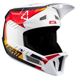 Велошлем Leatt MTB Gravity 2.0 Helmet, White/Red, 2024, 1024120213, Вариант УТ-00363932: Размер: L, Цвет: White/Red, изображение  - НаВелосипеде.рф