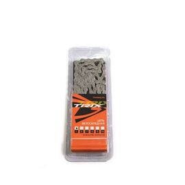 Цепь TRIX для 1 скорости, 1/2"х1/8", 112 звеньев, усиленная, пин 8.9мм, с замком, серебристая, CH-TX-410NP-1-SL, изображение  - НаВелосипеде.рф