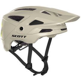 Велошлем Scott Stego Plus (CE), beige/radium yellow, ES280408-7816, Вариант УТ-00364383: Размер: L (59-61), Цвет: beige/radium yellow, изображение  - НаВелосипеде.рф