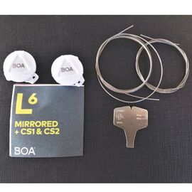 Система шнуровки SCOTT Boa Reel & Lace Rep. Boa L6, white, ES268896-0002, изображение  - НаВелосипеде.рф