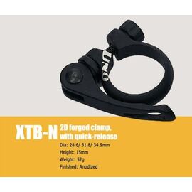 Зажим с эксцентриком, подседельный UNO, 31,8 mm, XC-68_31,8, изображение  - НаВелосипеде.рф