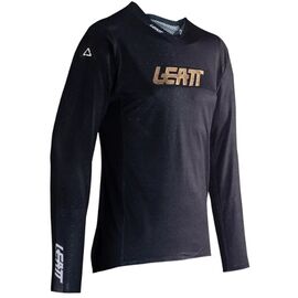 Велоджерси подростковая Leatt MTB Gravity 4.0 Junior Jersey, Black, 2024, 5024140101, Вариант УТ-00365642: Размер: L, Цвет: Черный, изображение  - НаВелосипеде.рф