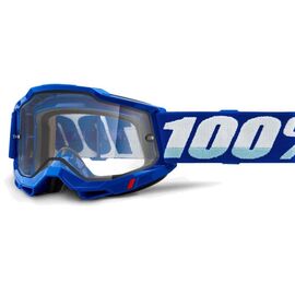 Маска велосипедная 100% Accuri 2 Enduro Moto Blue / Clear, 50015-00007, изображение  - НаВелосипеде.рф