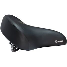 Седло велосипедное VELO, комфорт, 269х255мм, 1068г, пена, черное, VL-8030, изображение  - НаВелосипеде.рф