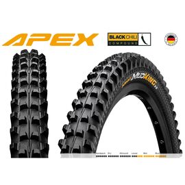 Велопокрышка Continental Mud King Apex, 29x2.3", 6/360Tpi, 1365гр, черный, 1010830000, изображение  - НаВелосипеде.рф