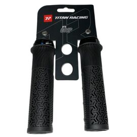 Грипсы велосипедные Titan Racing MTB Stealth Lock on, 130 mm, Black, 1840008012629, изображение  - НаВелосипеде.рф