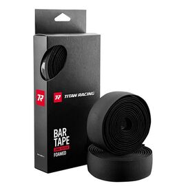 Обмотка на руль Titan Racing PU/EVA FOAMED, 30x2000 mm, Black, 1841002063170, изображение  - НаВелосипеде.рф