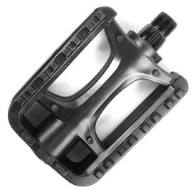 Педали велосипедные Vinca Sport, пластиковые,97х74 мм, 9/16", сталь, черный, VP 8 B2 black OEM, изображение  - НаВелосипеде.рф