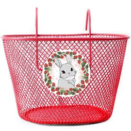 Корзинка Vinca Sport, Bunny, стальная, 240x150x150 мм, красная, P 09 Bunny, изображение  - НаВелосипеде.рф