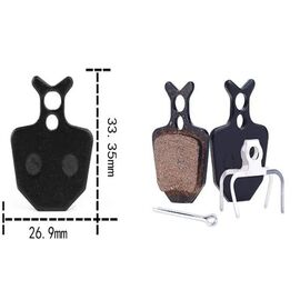 Колодки тормозные ColtBikes Formula ORO Resin, CB-B-P320R, изображение  - НаВелосипеде.рф
