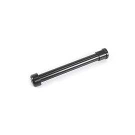 Ось задняя Meybo HSX Carbon Frame rear axle 15mm + Nut black, MBHSXCRA15MM, изображение  - НаВелосипеде.рф