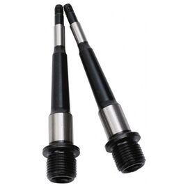 Ось для педалей HT EVO+ Cr-Mo Spindle, Black, 136108200002, изображение  - НаВелосипеде.рф