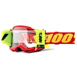 Очки велосипедные 100% Accuri 2 Forecast, Red / Clear, 50017-00012, изображение  - НаВелосипеде.рф