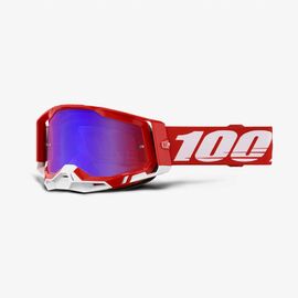 Веломаска 100% Racecraft 2 Red / Clear, 50009-00038, изображение  - НаВелосипеде.рф