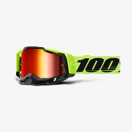 Веломаска 100% Racecraft 2 Neon Yellow / Clear, 50009-00036, изображение  - НаВелосипеде.рф