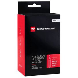 Велокамера Titan Racing, 700х35-38 mm, Presta  48 mm, 2042012001748, изображение  - НаВелосипеде.рф