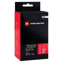 Велокамера Titan Racing, 700х18-25 mm, Presta 48 mm, 2042002001748, изображение  - НаВелосипеде.рф